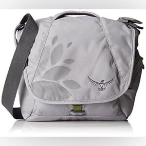 Osprey Flapjill Courier Gray Crossbody Messenger Bag